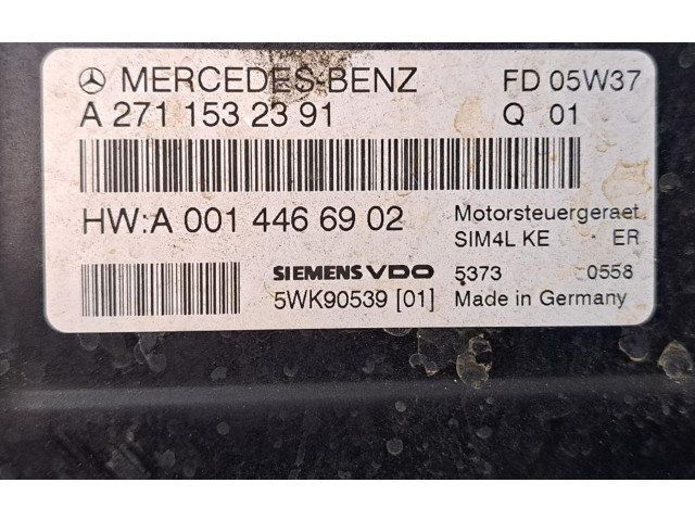 Řídící jednotka A2710106644, 271944   Mercedes-Benz SLK R171 2004