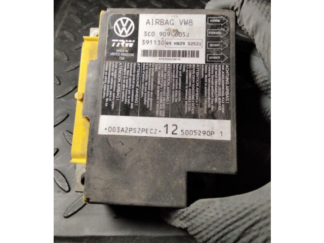 Блок подушек безопасности 3C0909605J, 391130   Volkswagen PASSAT B6