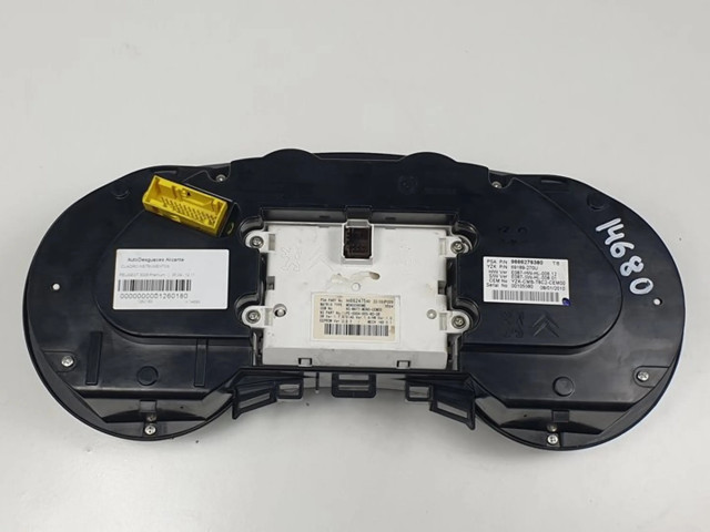 Přístrojová deska Peugeot 3008 I 2010 9666276380, 9666247580