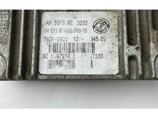Řídící jednotka 51847330, 51847330   Fiat Punto Evo 2011