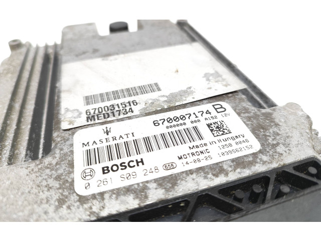 Блок управления двигателя 670031516, 670007174B Maserati Ghibli