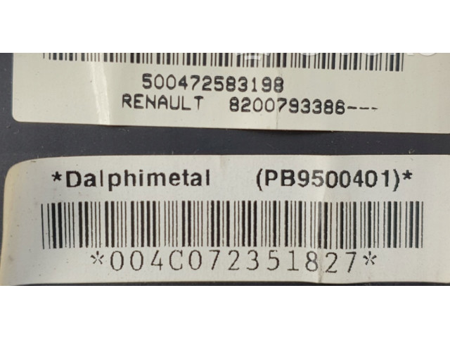 Подушка безопасности пассажира 8200793386   Dacia Logan I