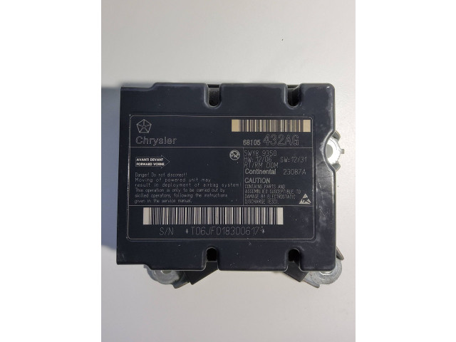 Блок подушек безопасности 68105432AG, 5WY89350   Chrysler Town & Country V