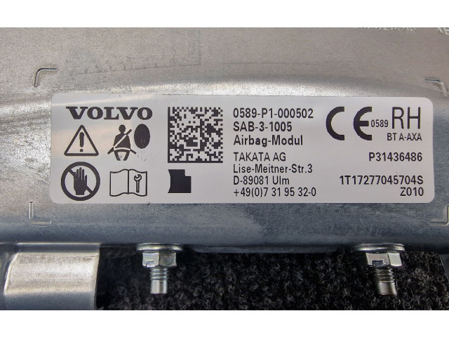 Подушка безопасности в сиденье 31436486 Volvo XC90