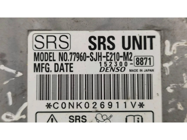 Блок подушек безопасности 1523008871, 77960SJHE210M2 Honda FR-V