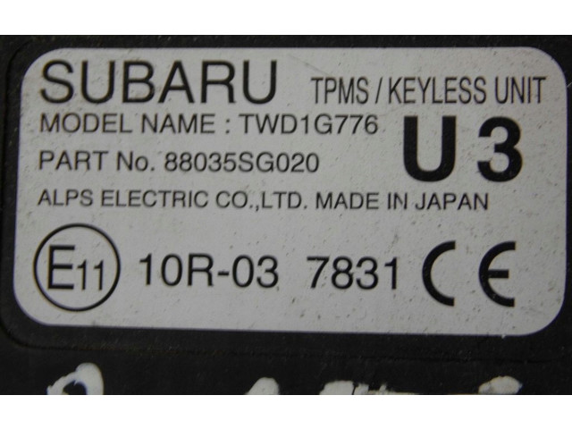 Блок управления 88035SG020   Subaru Forester SJ