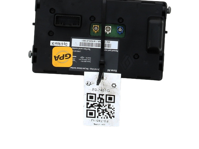 Дисплей    259155024R, F0-7451G   Renault Clio III