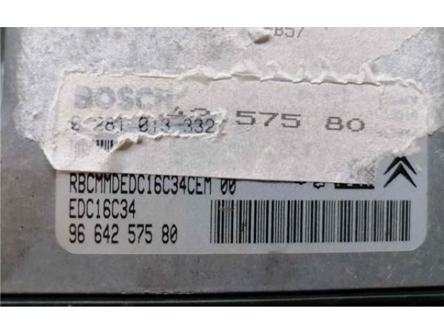 Řídící jednotka 281013332, 9664257580 Citroen C4 I 2008