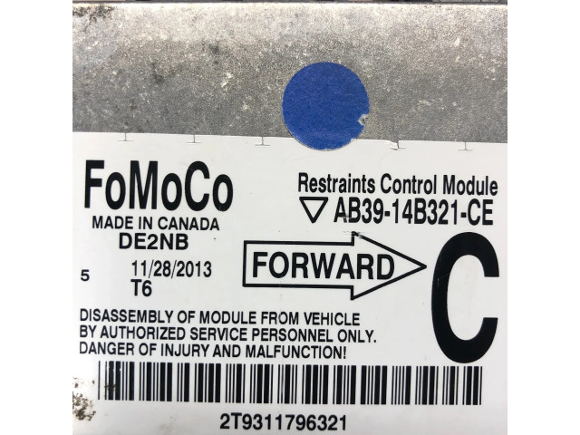 Блок подушек безопасности AB3914B321CE, 219311796321 Ford Ranger