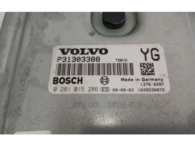 Блок управления двигателя P31303388, 0281015286 Volvo S60