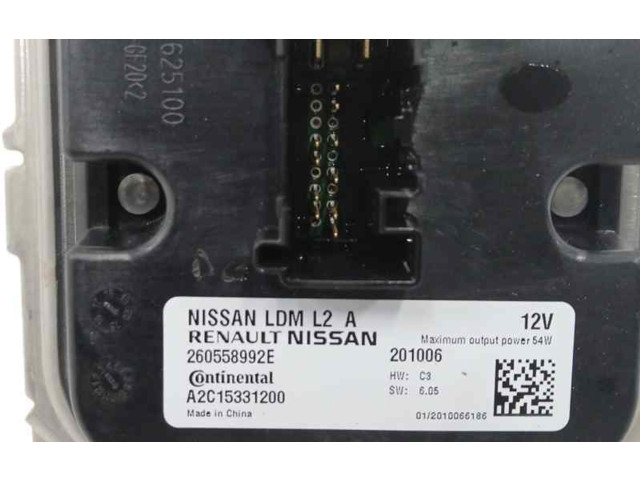 Řídící jednotka 260558992E, CENTRALITALED Nissan Juke II F16 2021