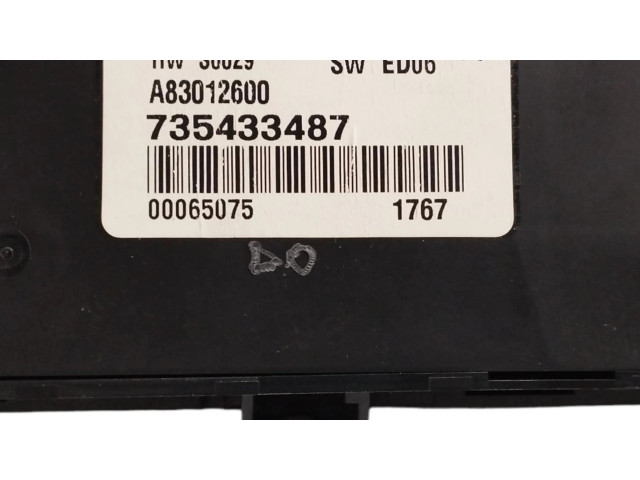 Блок управления климат-контролем 735433487, A83012600 Lancia Ypsilon