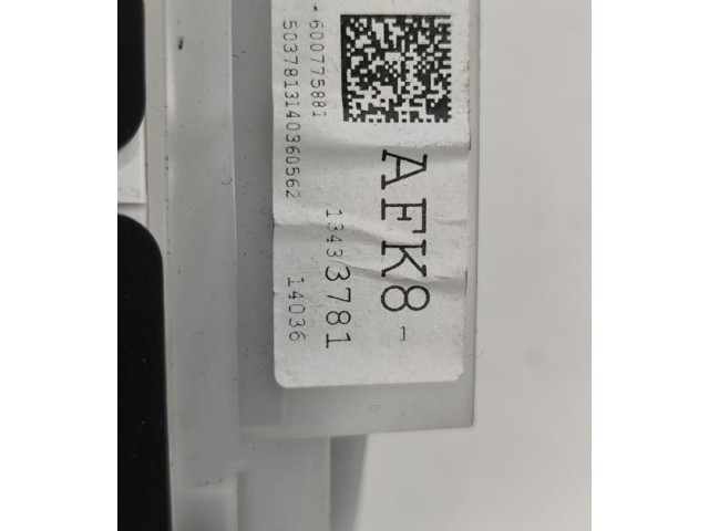 Přístrojová deska Opel Zafira C 2014 13433781