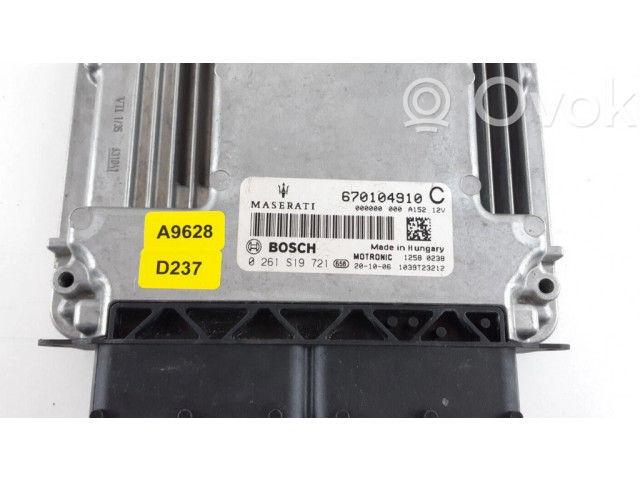 Řídící jednotka 670104910, 0261S19721 Maserati Levante 2020
