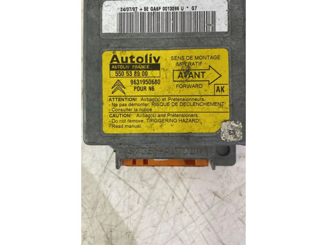 Блок подушек безопасности 550538900 Citroen Berlingo