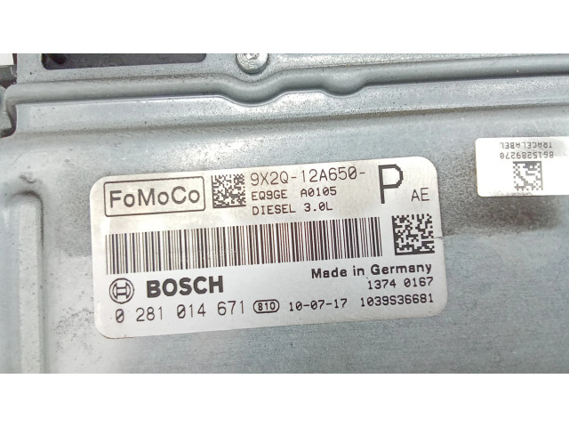 Řídící jednotka 9X2Q12A650P, 0281014671   Jaguar XF X250 2010