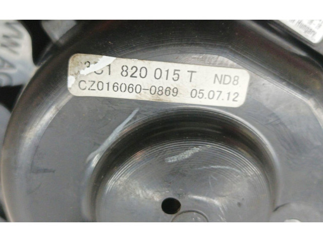 Вентилятор печки 3C1820015T, 3C0907521F Skoda Superb B6 (3T)