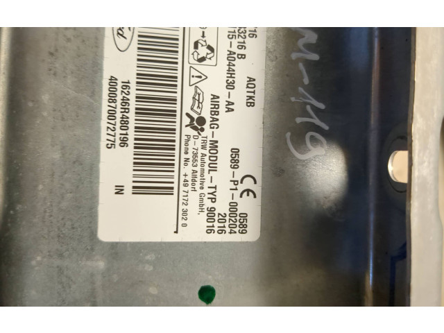 Подушка безопасности пассажира 34133216B, 16246R480196   Ford Ecosport