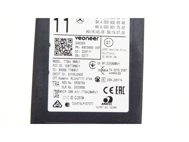 Датчик слепых зон A0009052611   Mercedes-Benz EQC