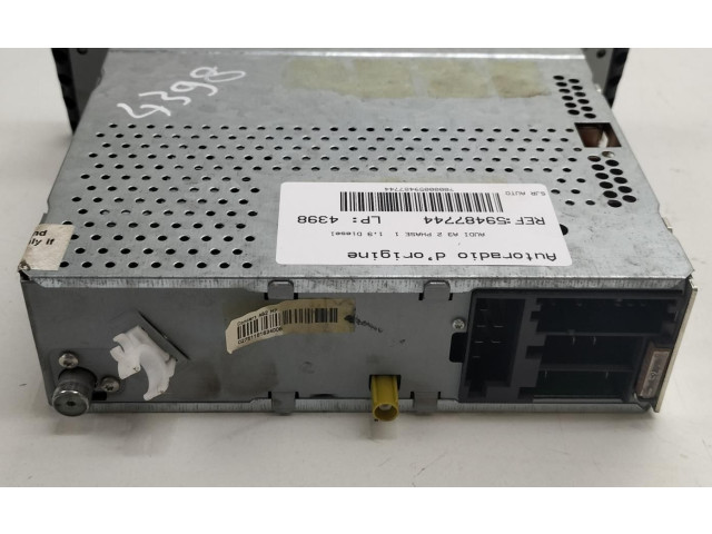 Турбина Радио/ проигрыватель CD/DVD / навигация Audi A3 S3 8P 8P0057186CX для двигателя BKC