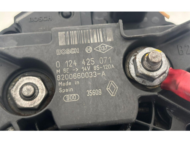 Генератор 8200660033, 0124425071   Renault Clio III