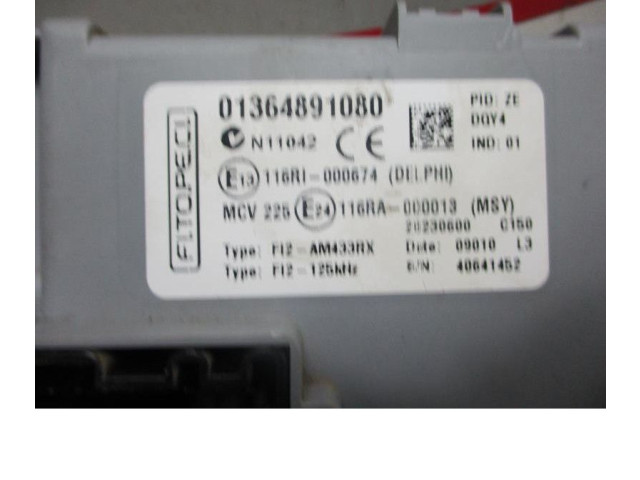 Pojistková skříňka Citroen Nemo 2010