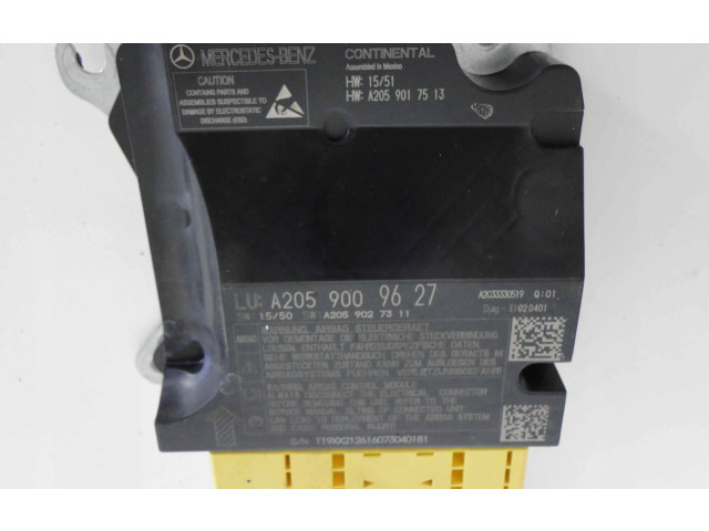 Блок подушек безопасности A2059009627, A2059009627   Mercedes-Benz GLC X253 C253