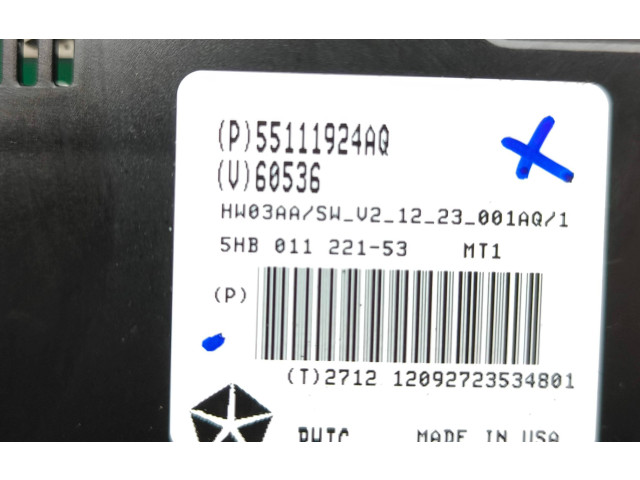 Блок управления климат-контролем 55111924AQ, 5HB01122153 Jeep Grand Cherokee