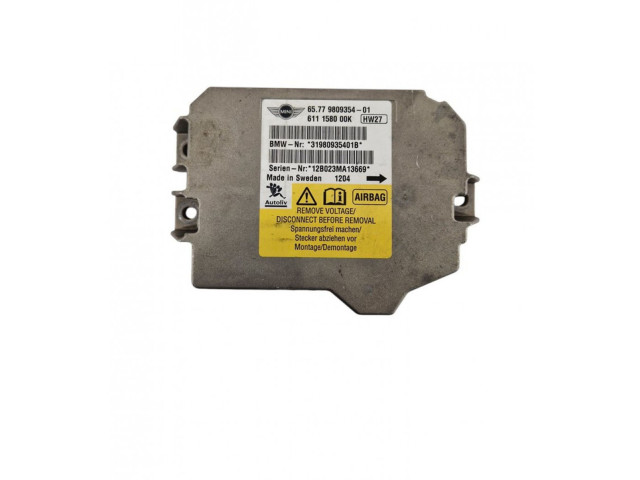 Блок управления надувных подушек 6577980935401, 31980935401B Mini Cooper Countryman R60 2012