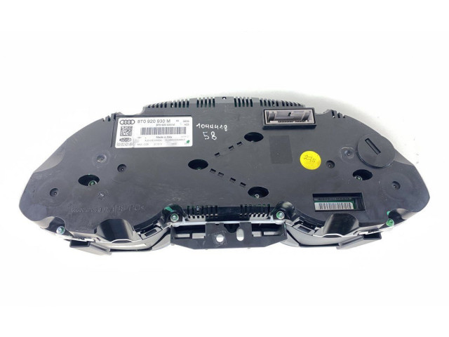 Přístrojová deska Audi A5 8T 8F 2011 503002421404, 8T0920930M