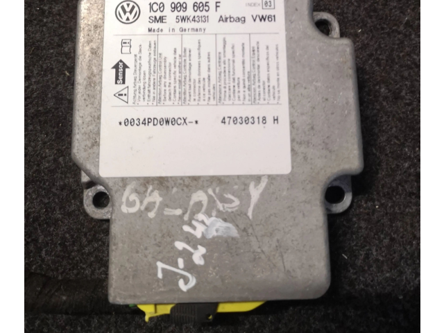 Блок подушек безопасности 1C0909605F, 5WK43131   Skoda Fabia Mk2 (5J)