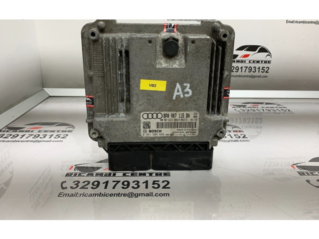 Блок управления двигателем Блок управления 8P0907115BA, 0261S05898   Audi A3 8Y