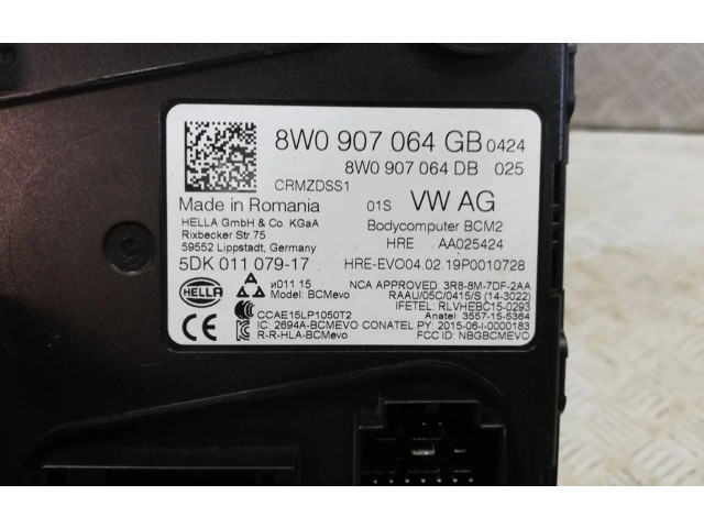 Блок комфорта 8W0907064GB, 8W0907064DB Audi A5