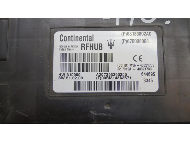 Блок комфорта 670008068 Maserati Quattroporte