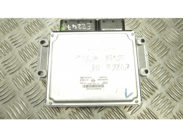 Блок управления двигателя A6645408432 SsangYong Kyron