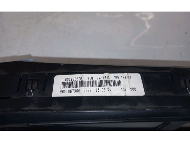 Панель приборов 6105VY, 6105VY Citroen Xsara Picasso
