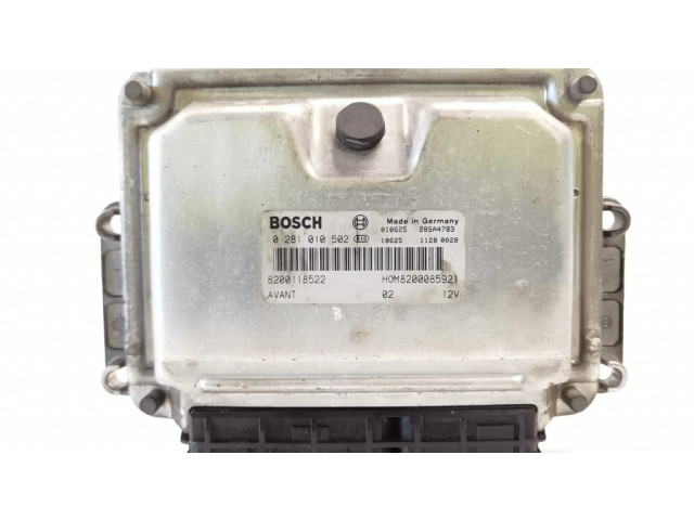 Блок управления двигателя 8200118522, 0281010502 Renault Kangoo I