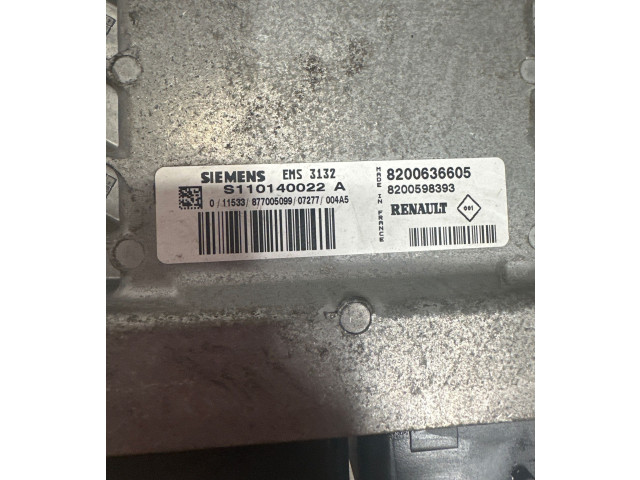 Блок управления двигателя 8200636605 Dacia Logan I