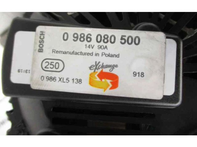 Генератор 0986080500   Mercedes-Benz A W169      