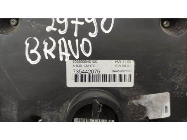 Блок управления климат-контролем 735442075   Fiat Bravo