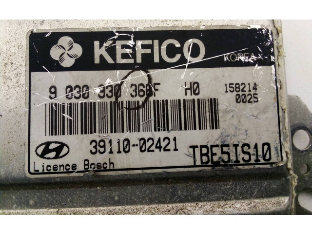 Блок управления двигателем Блок управления 39110-02421 Hyundai Getz