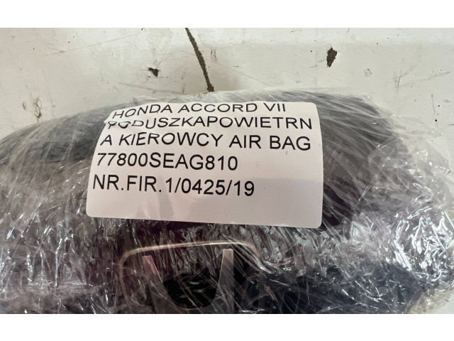 Подушка безопасности водителя 77800SEAG810, 77800-SEA-G810 Honda Accord