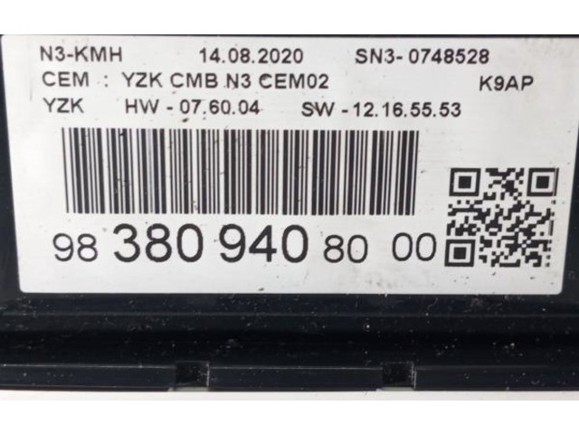 Панель приборов 9838094080, 769167680U   Peugeot Partner III       