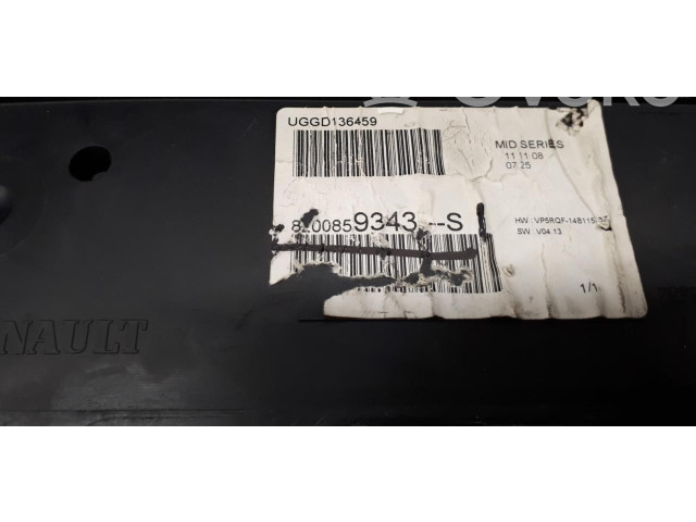 Панель приборов 8200859343-S Renault Clio III