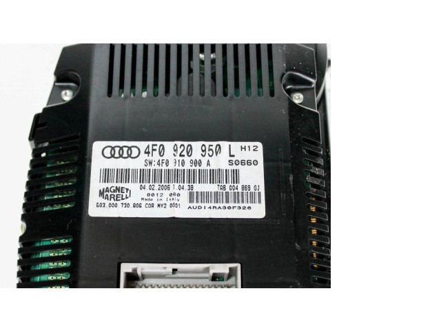 Панель приборов 4F0920950L   Audi A6 S6 C6 4F       