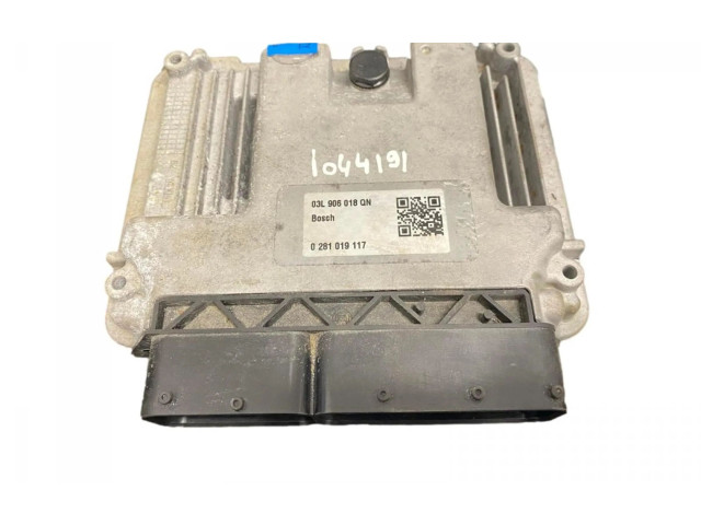 Блок управления двигателя 0281019117, 03L906018QN   Skoda Yeti (5L)