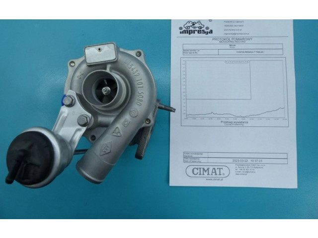 Turbodmychadlo Турбина 5435-970-0000, IMPRK1133135 Renault Thalia I