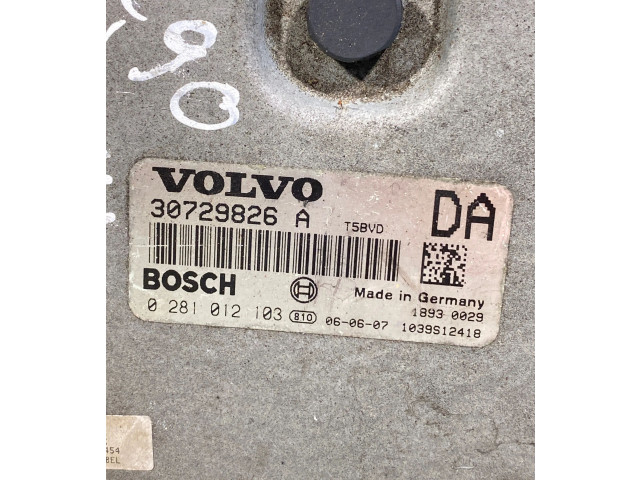 Блок управления двигателя     30729826a, 0281012103    Volvo XC90 