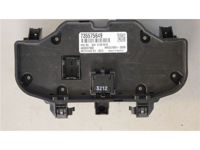 Блок управления климат-контролем 735575649, 735575649   Fiat Panda III