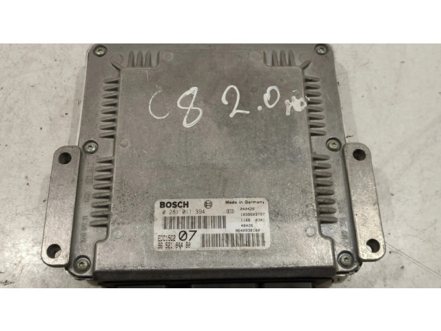 Блок управления двигателем Блок управления 0281011394, 9652184480 Citroen C8